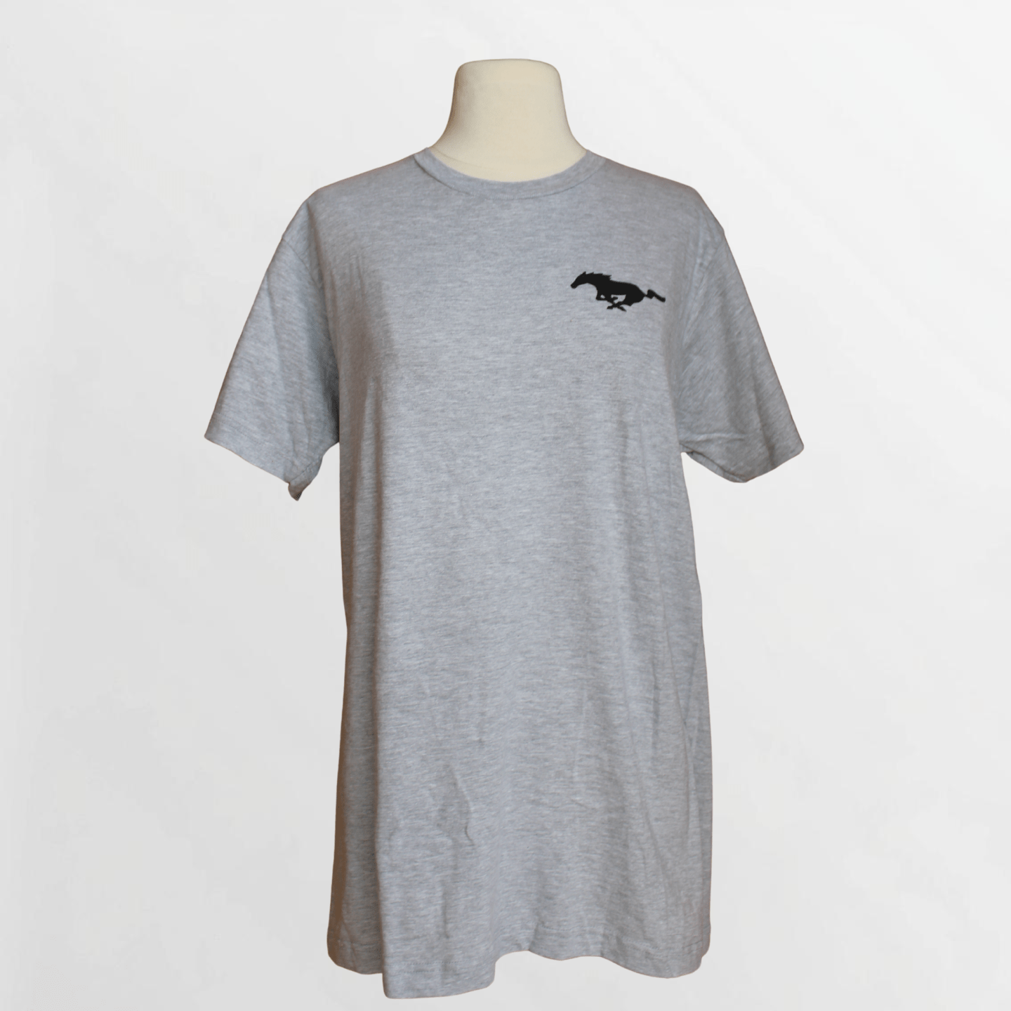 Mustang Grey Detroit Born Pony Tee - Ford Show Parts